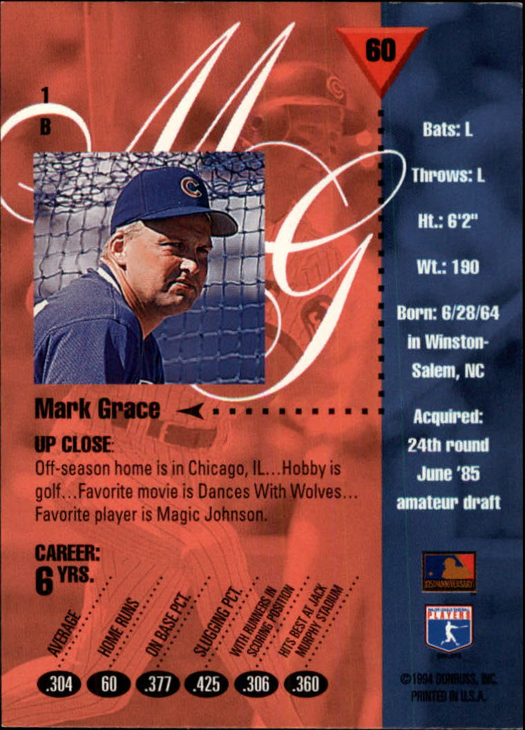 1994 Studio Baseball "Main Set" Cards #1 to #220 - Picture 121 of 441