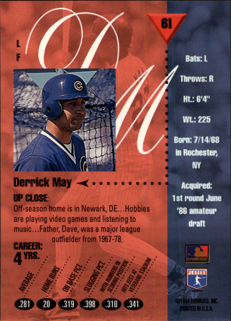 1994 Studio Baseball "Main Set" Cards #1 to #220 - Picture 123 of 441