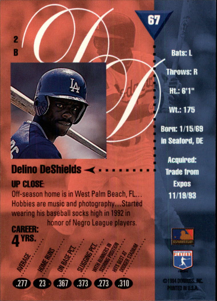 1994 Studio Baseball "Main Set" Cards #1 to #220 - Picture 135 of 441