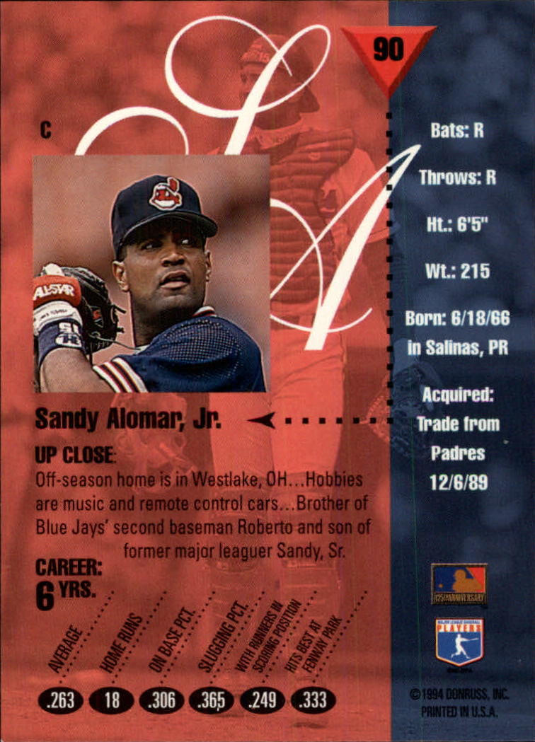 1994 Studio Baseball "Main Set" Cards #1 to #220 - Picture 181 of 441