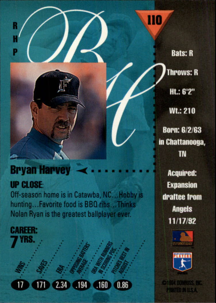 1994 Studio Baseball "Main Set" Cards #1 to #220 - Picture 221 of 441