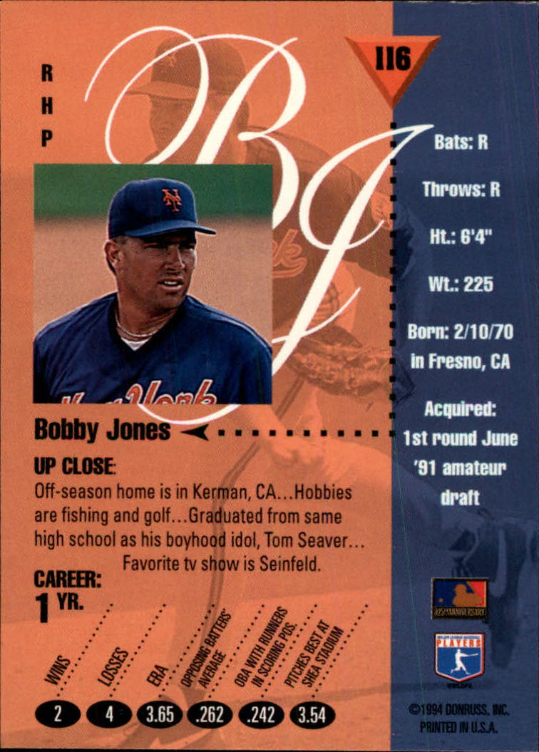 1994 Studio Baseball "Main Set" Cards #1 to #220 - Picture 233 of 441