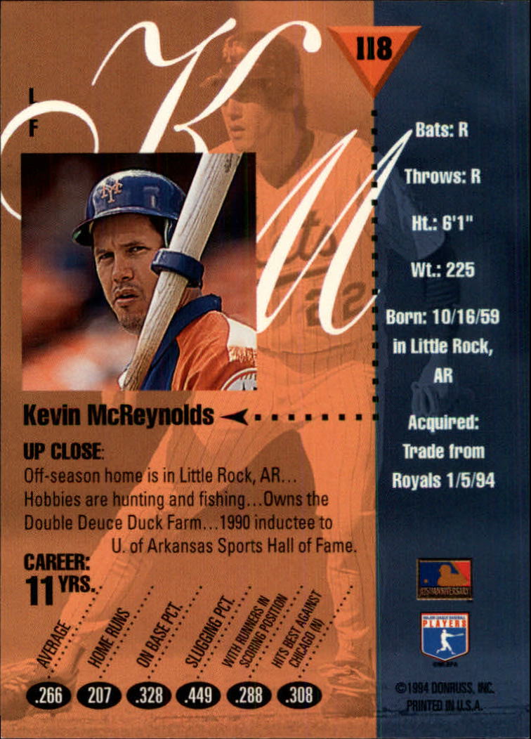 1994 Studio Baseball "Main Set" Cards #1 to #220 - Picture 237 of 441