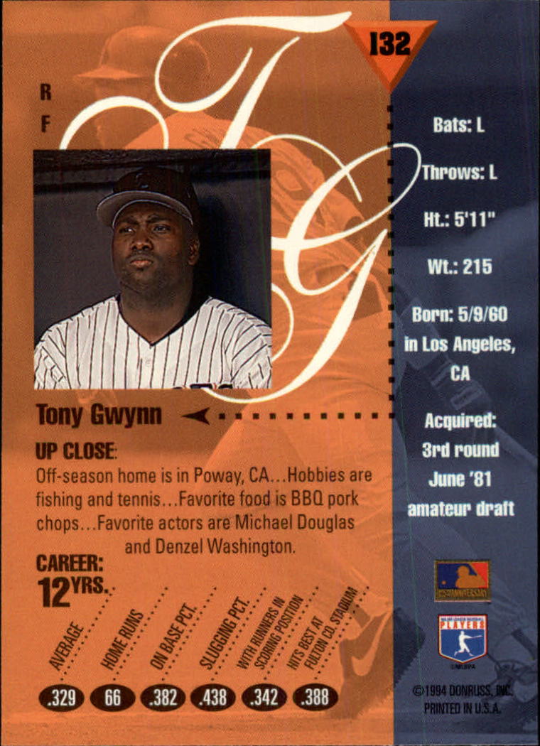 1994 Studio Baseball "Main Set" Cards #1 to #220 - Picture 265 of 441