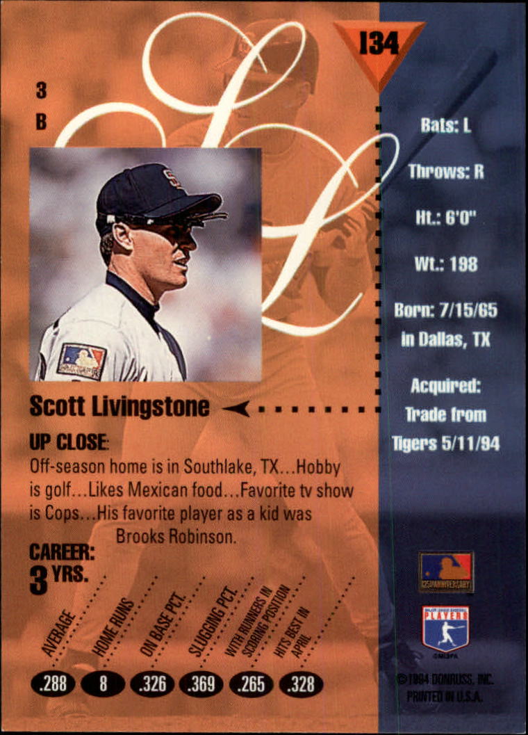 1994 Studio Baseball "Main Set" Cards #1 to #220 - Picture 269 of 441