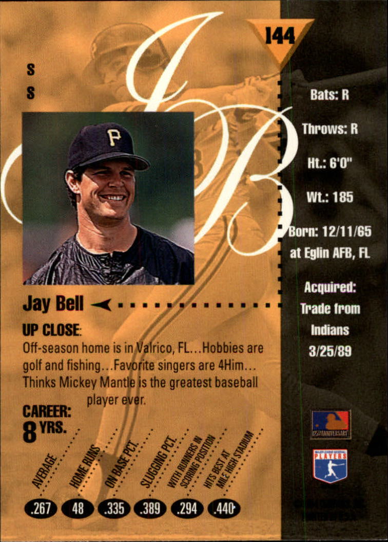 1994 Studio Baseball "Main Set" Cards #1 to #220 - Picture 289 of 441