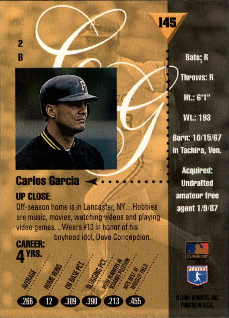 1994 Studio Baseball "Main Set" Cards #1 to #220 - Picture 291 of 441