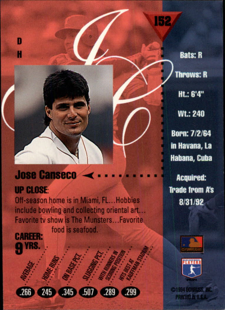 1994 Studio Baseball "Main Set" Cards #1 to #220 - Picture 305 of 441