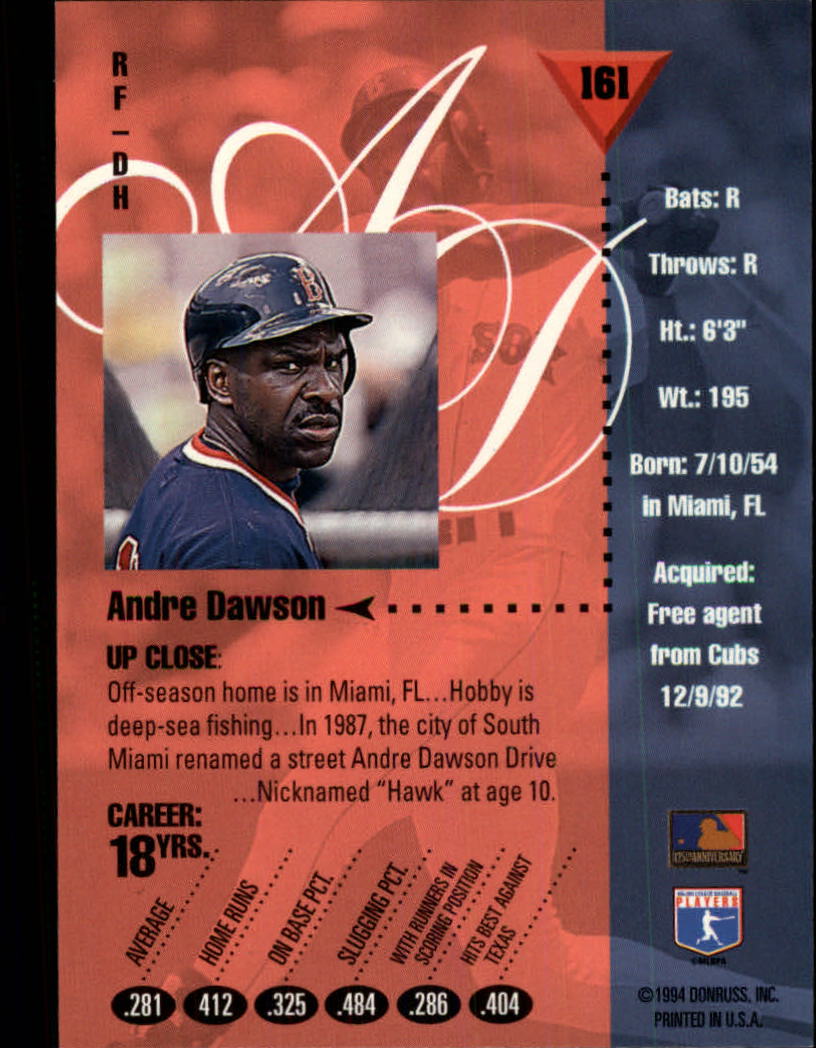 1994 Studio Baseball "Main Set" Cards #1 to #220 - Picture 323 of 441