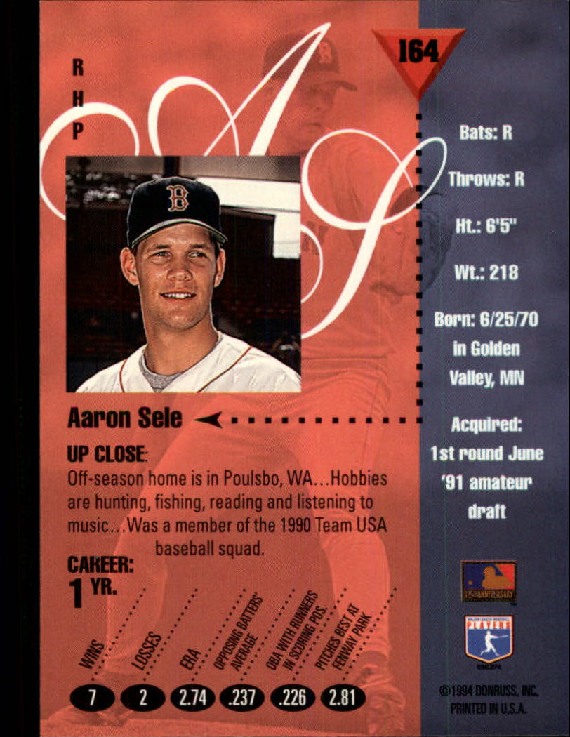 1994 Studio Baseball "Main Set" Cards #1 to #220 - Picture 329 of 441