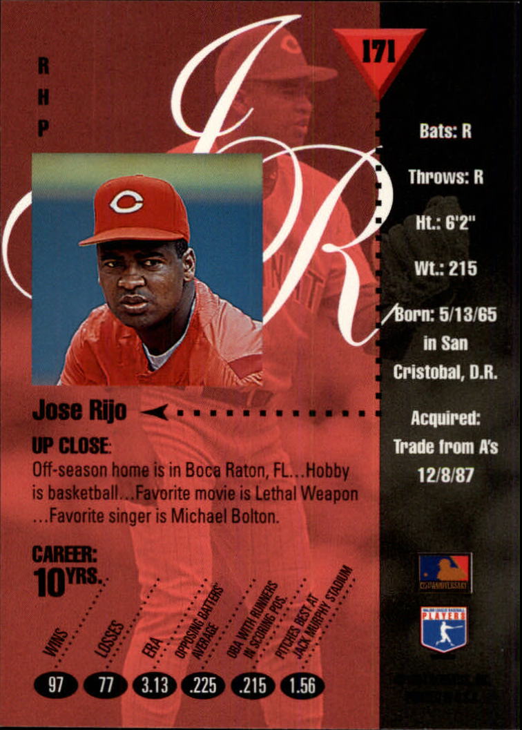 1994 Studio Baseball "Main Set" Cards #1 to #220 - Picture 343 of 441