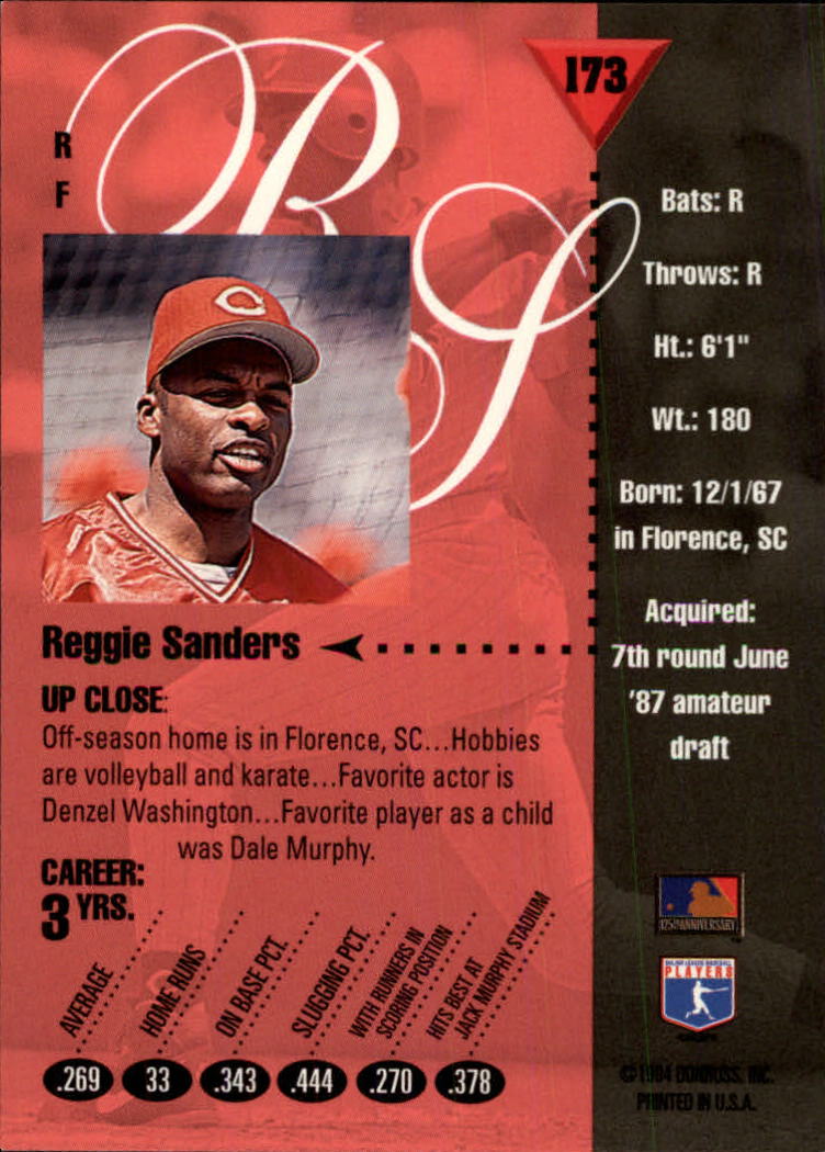 1994 Studio Baseball "Main Set" Cards #1 to #220 - Picture 347 of 441