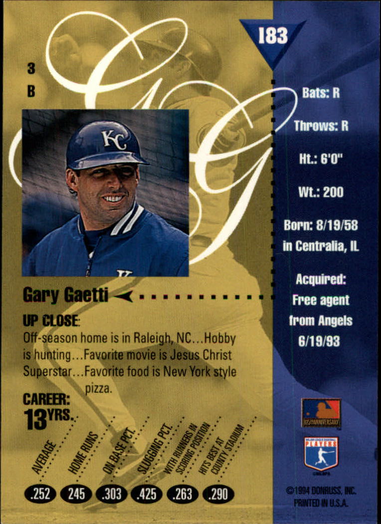 1994 Studio Baseball "Main Set" Cards #1 to #220 - Picture 367 of 441