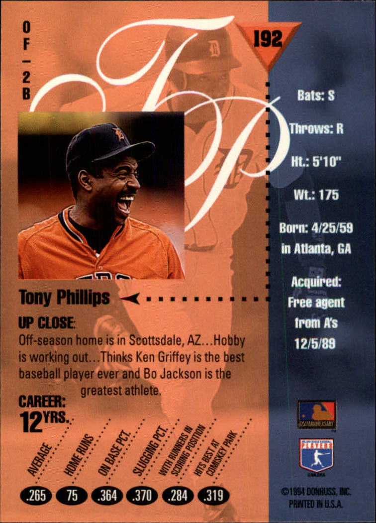 1994 Studio Baseball "Main Set" Cards #1 to #220 - Picture 385 of 441