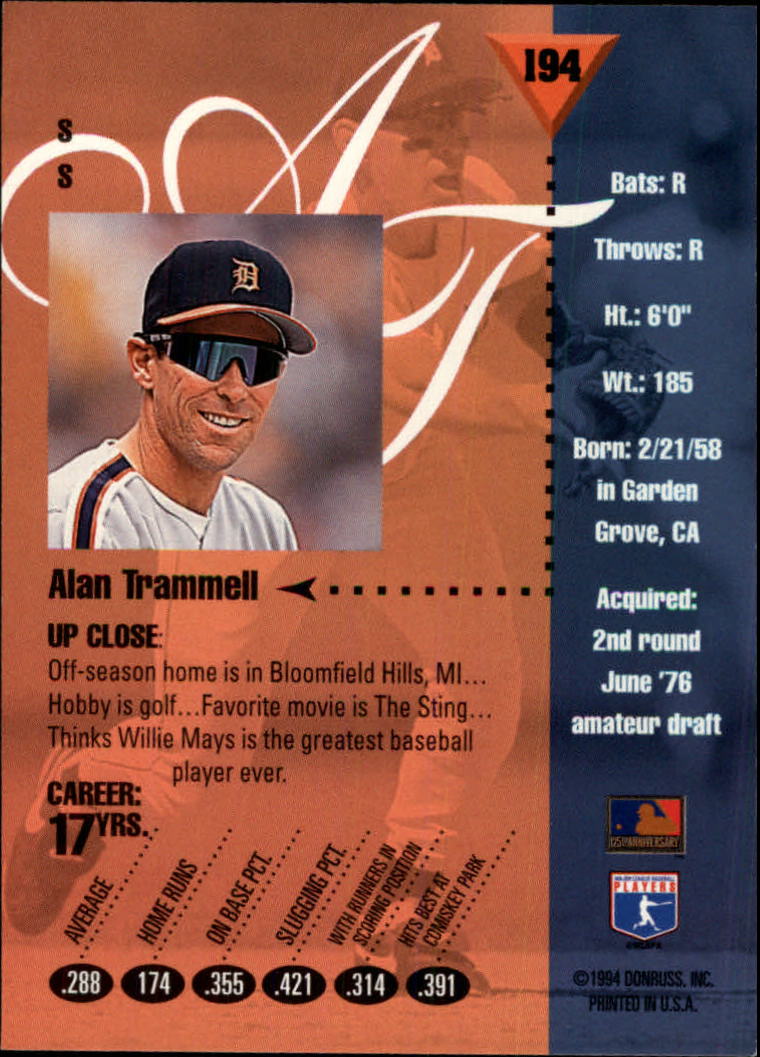 1994 Studio Baseball "Main Set" Cards #1 to #220 - Picture 389 of 441