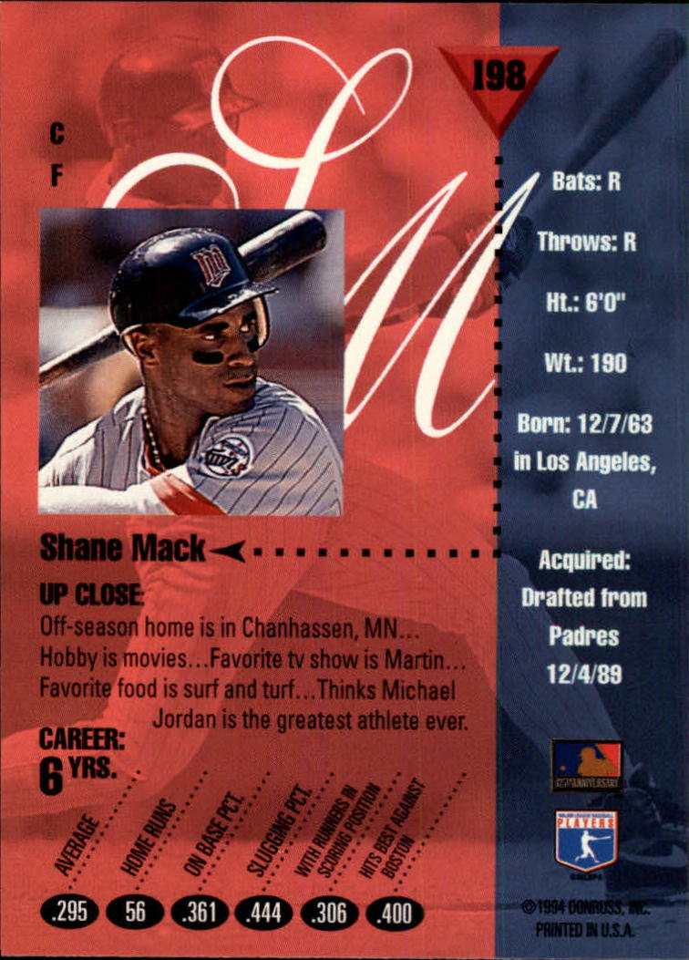 1994 Studio Baseball "Main Set" Cards #1 to #220 - Picture 397 of 441