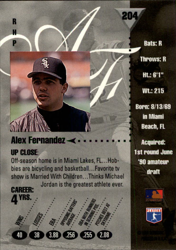 1994 Studio Baseball "Main Set" Cards #1 to #220 - Picture 409 of 441