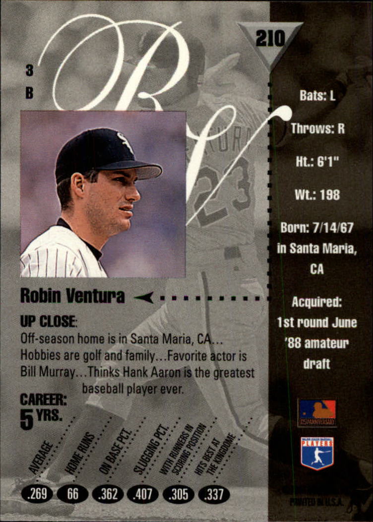 1994 Studio Baseball "Main Set" Cards #1 to #220 - Picture 421 of 441