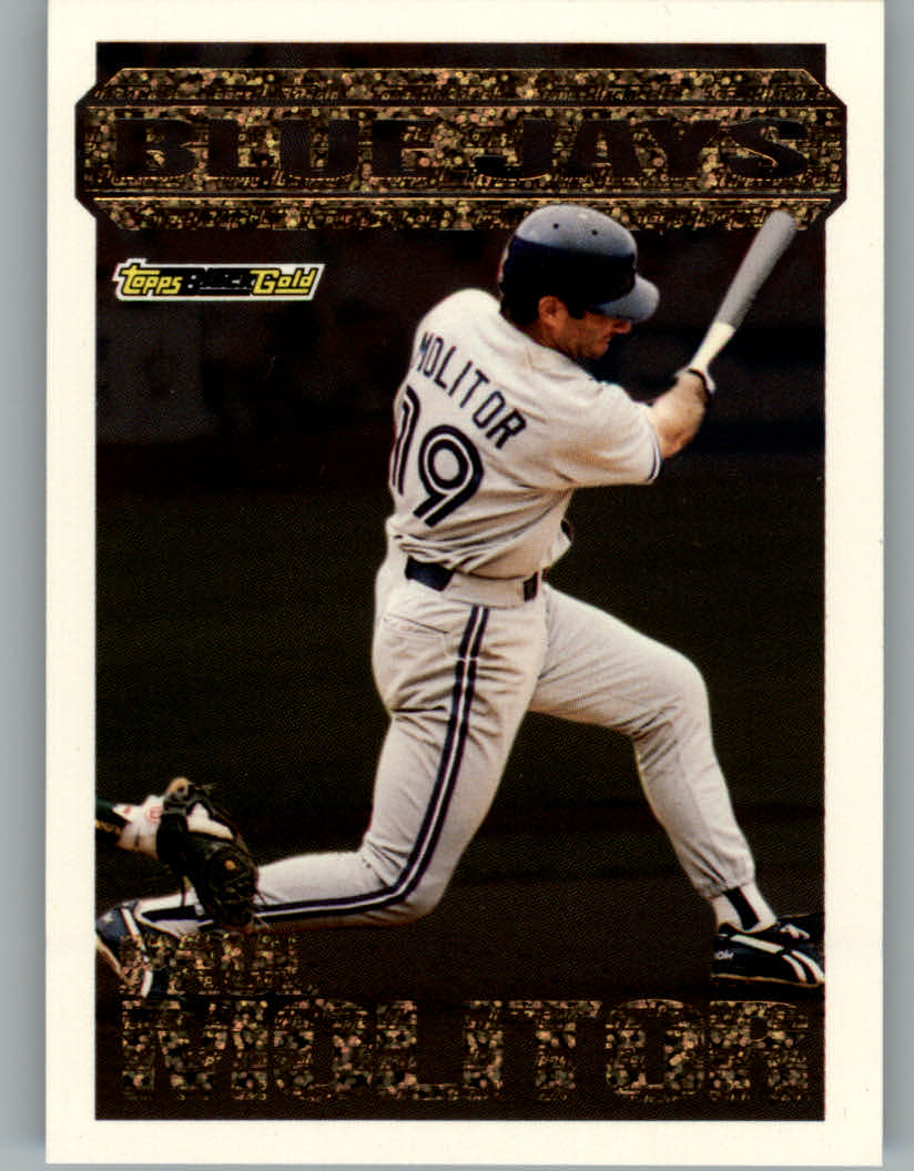 Paul Molitor 1994 Topps Black Gold Series Mint Card #13