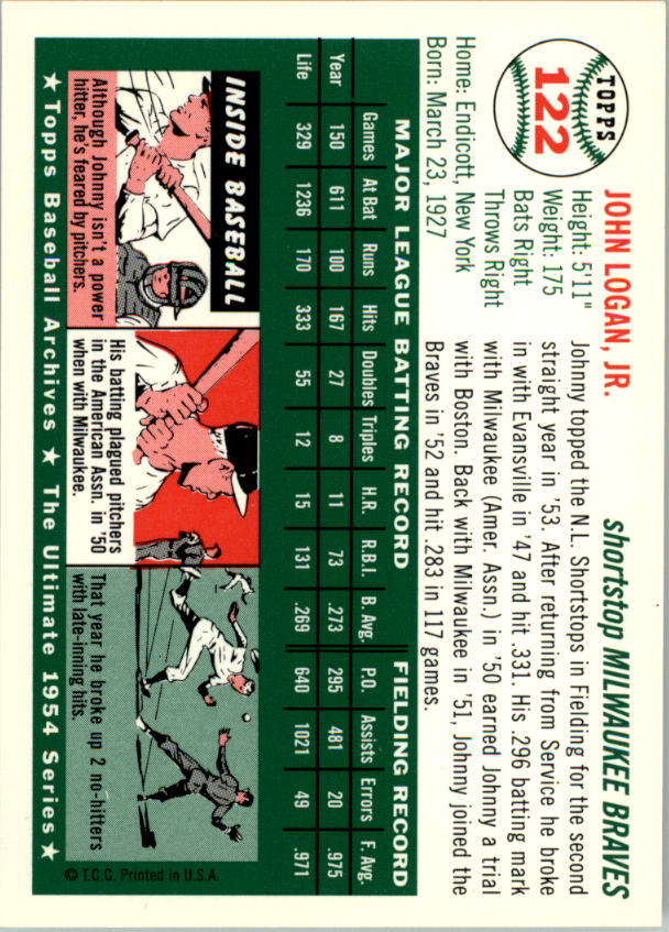 B2354- 1994 Topps Archives '54 BB 1-258 +Inserts -You Pick- 15+ FREE US SHIP