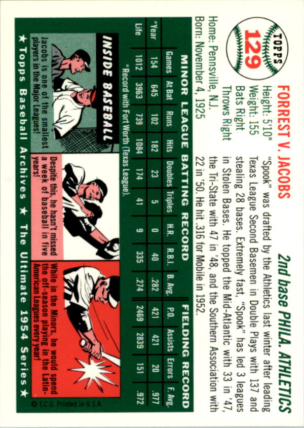 B2354- 1994 Topps Archives '54 BB 1-258 +Inserts -You Pick- 15+ FREE US SHIP