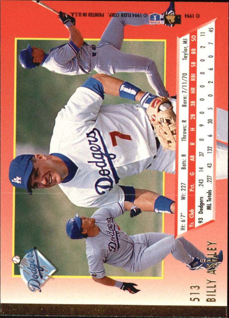 A0485- 1994 Ultra Baseball Karten 501-600 + Einsätze -du Pick- 15 + Gratis US - Bild 27 von 310