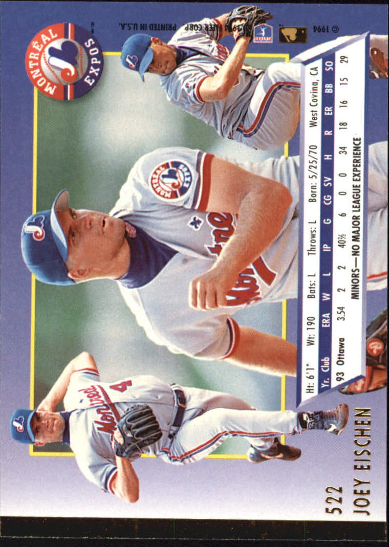 A0485- 1994 Ultra Baseball Karten 501-600 + Einsätze -du Pick- 15 + Gratis US - Bild 43 von 310
