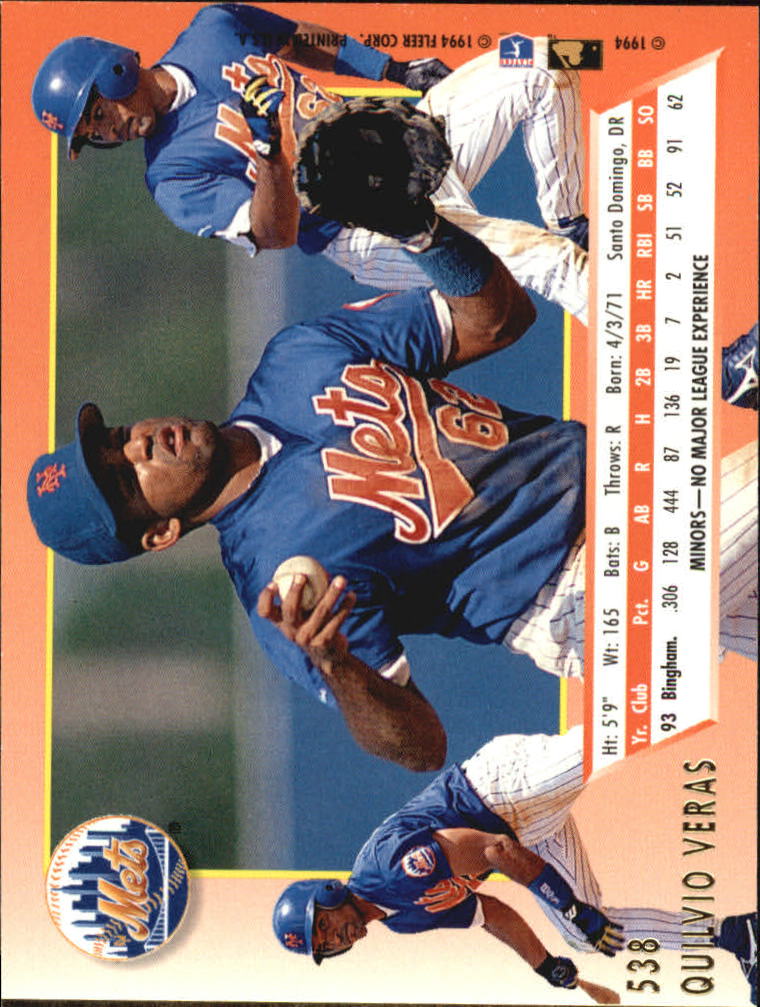 A0485- 1994 Ultra Baseball Karten 501-600 + Einsätze -du Pick- 15 + Gratis US - Bild 75 von 310