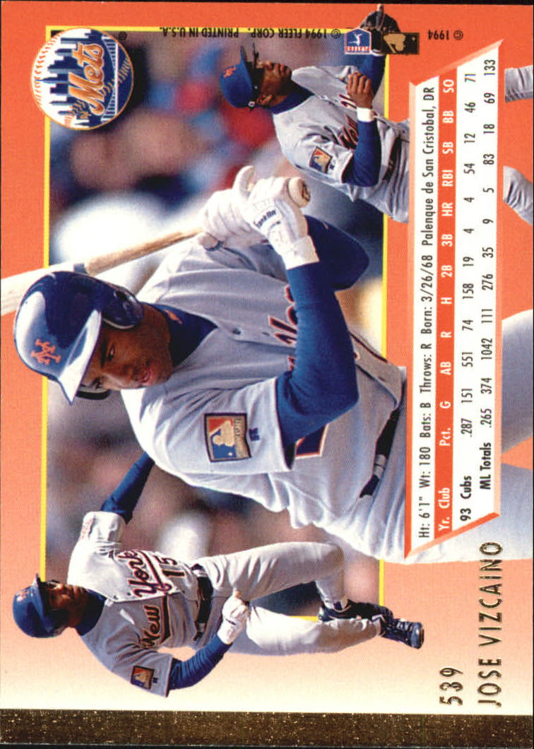 A0485- 1994 Ultra Baseball Karten 501-600 + Einsätze -du Pick- 15 + Gratis US - Bild 77 von 310