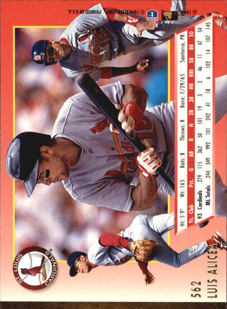 A0485- 1994 Ultra Baseball Karten 501-600 + Einsätze -du Pick- 15 + Gratis US - Bild 119 von 310