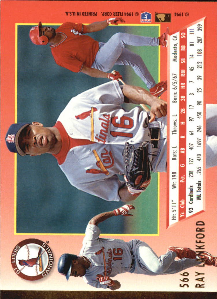 A0485- 1994 Ultra Baseball Karten 501-600 + Einsätze -du Pick- 15 + Gratis US - Bild 127 von 310