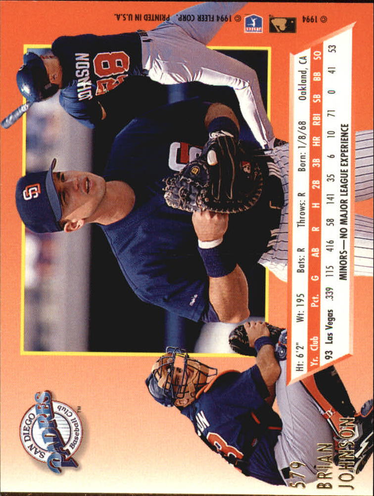 A0485- 1994 Ultra Baseball Karten 501-600 + Einsätze -du Pick- 15 + Gratis US - Bild 153 von 310