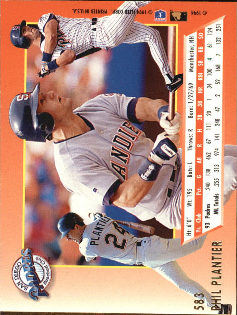 A0485- 1994 Ultra Baseball Karten 501-600 + Einsätze -du Pick- 15 + Gratis US - Bild 161 von 310