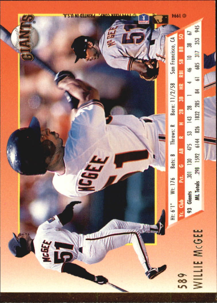 A0485- 1994 Ultra Baseball Karten 501-600 + Einsätze -du Pick- 15 + Gratis US - Bild 173 von 310
