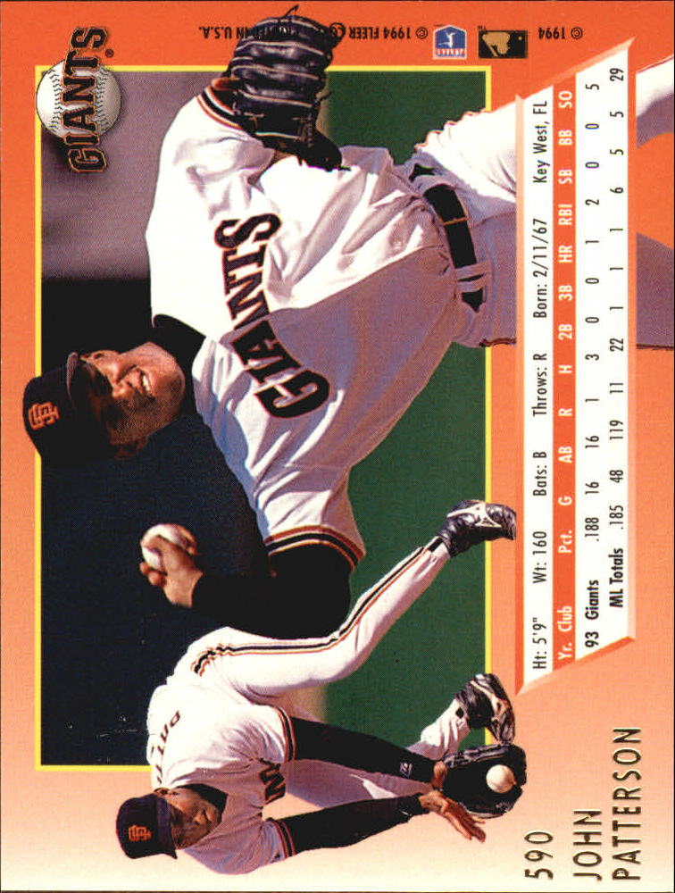 A0485- 1994 Ultra Baseball Karten 501-600 + Einsätze -du Pick- 15 + Gratis US - Bild 175 von 310