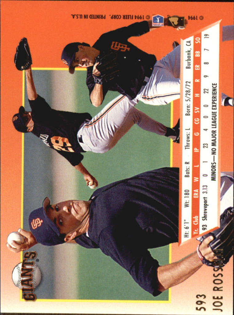 A0485- 1994 Ultra Baseball Karten 501-600 + Einsätze -du Pick- 15 + Gratis US - Bild 181 von 310