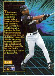1994 Ultra All-Rookies #8 James Mouton back image