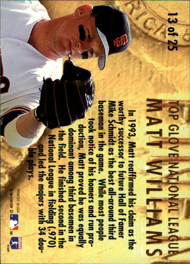 A0485- 1994 Ultra Baseball Karten 501-600 + Einsätze -du Pick- 15 + Gratis US - Bild 247 von 310