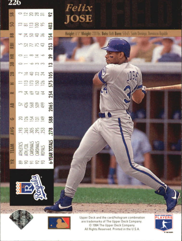 A2611- 1994 Upper Deck Baseball #s 212-421 +Rookies -You Pick- 15+ FREE US SHIP - Picture 27 of 383