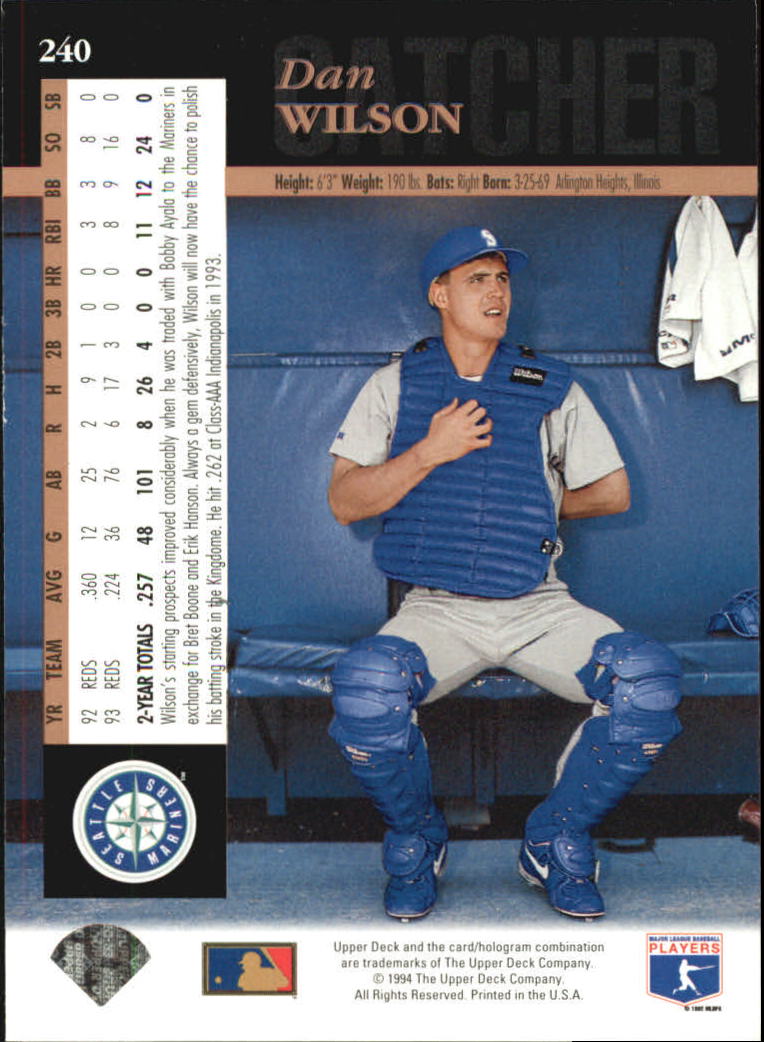 A2611- 1994 Upper Deck Baseball #s 212-421 +Rookies -You Pick- 15+ FREE US SHIP - Picture 53 of 383