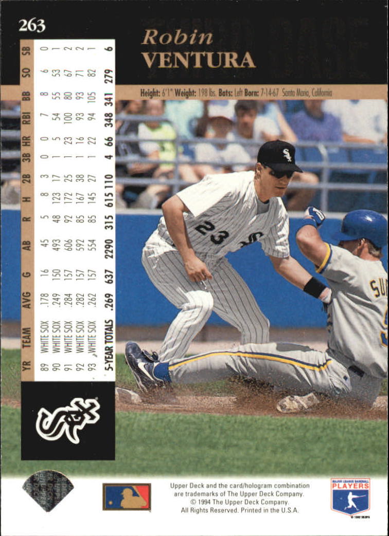 A2611- 1994 Upper Deck Baseball #s 212-421 +Rookies -You Pick- 15+ FREE US SHIP - Picture 99 of 383