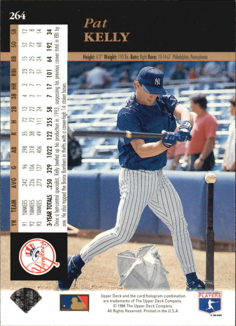 A2611- 1994 Upper Deck Baseball #s 212-421 +Rookies -You Pick- 15+ FREE US SHIP - Picture 101 of 383