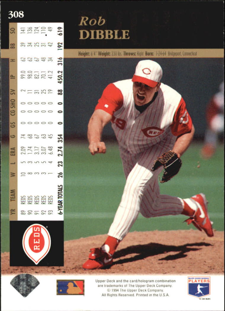 A2611- 1994 Upper Deck Baseball #s 212-421 +Rookies -You Pick- 15+ FREE US SHIP - Picture 175 of 383