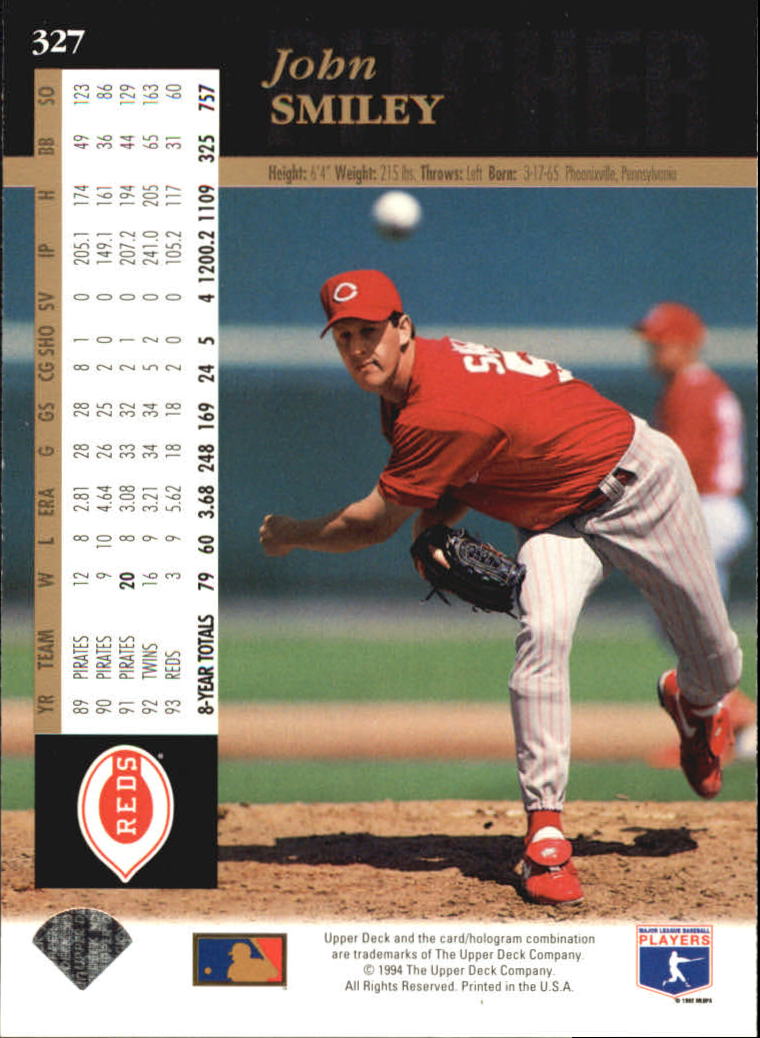 A2611- 1994 Upper Deck Baseball #s 212-421 +Rookies -You Pick- 15+ FREE US SHIP - Picture 207 of 383