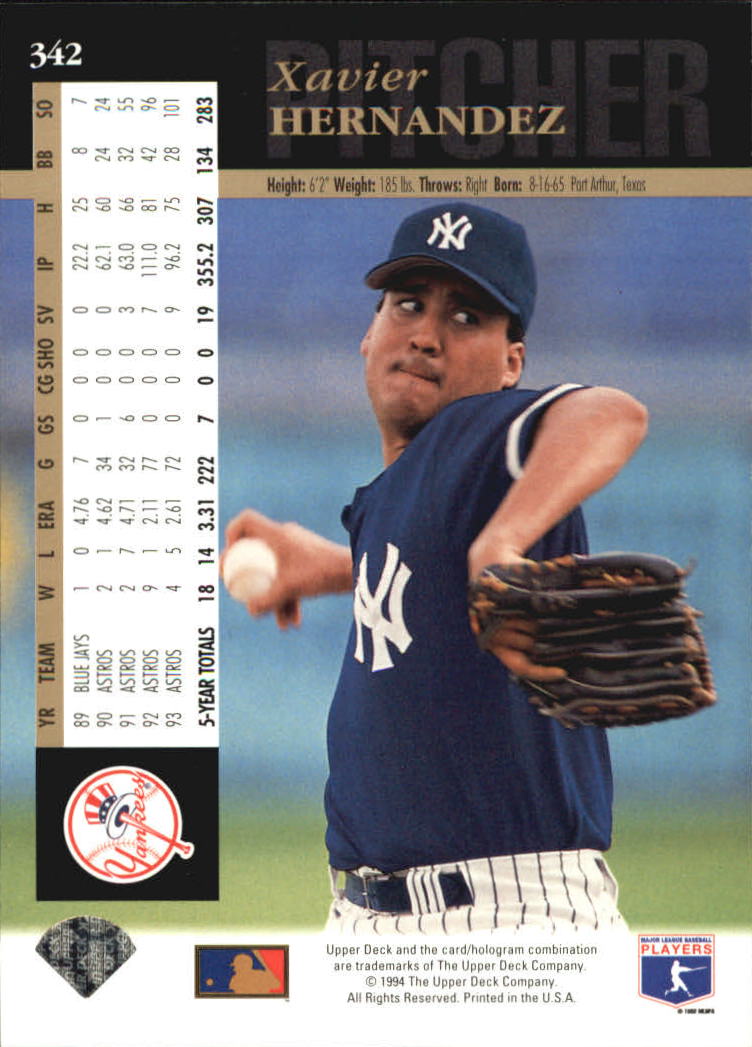 A2611- 1994 Upper Deck Baseball #s 212-421 +Rookies -You Pick- 15+ FREE US SHIP - Picture 231 of 383
