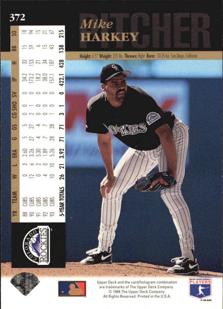 A2611- 1994 Upper Deck Baseball #s 212-421 +Rookies -You Pick- 15+ FREE US SHIP - Picture 289 of 383