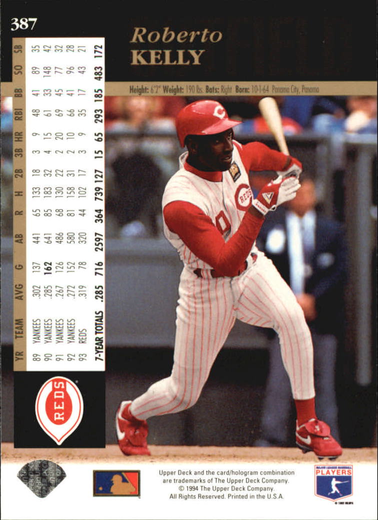 A2611- 1994 Upper Deck Baseball #s 212-421 +Rookies -You Pick- 15+ FREE US SHIP - Picture 317 of 383