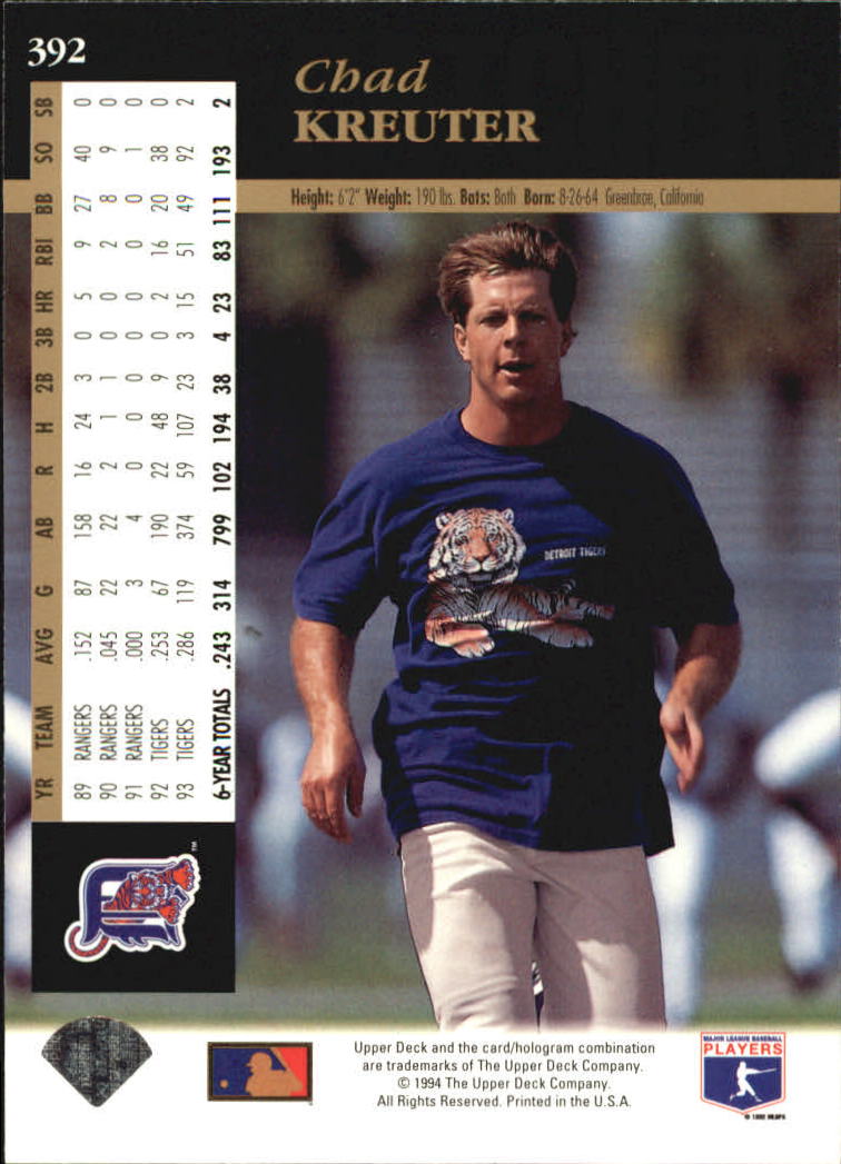 A2611- 1994 Upper Deck Baseball #s 212-421 +Rookies -You Pick- 15+ FREE US SHIP - Picture 327 of 383