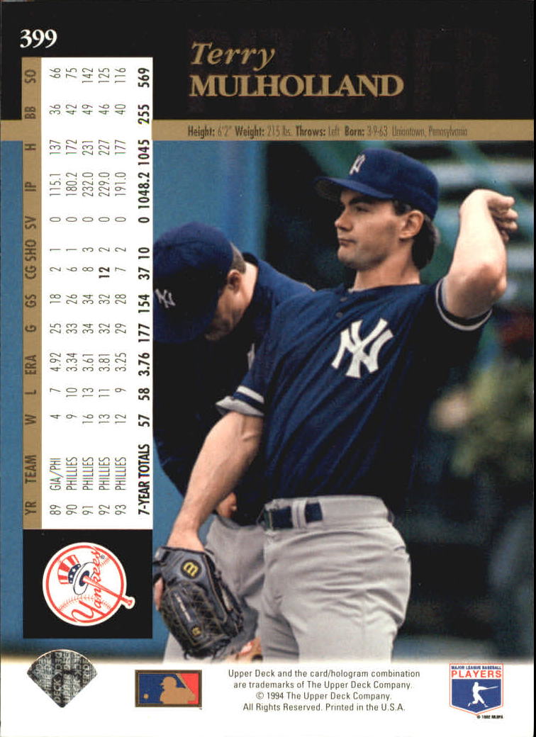 A2611- 1994 Upper Deck Baseball #s 212-421 +Rookies -You Pick- 15+ FREE US SHIP - Picture 341 of 383