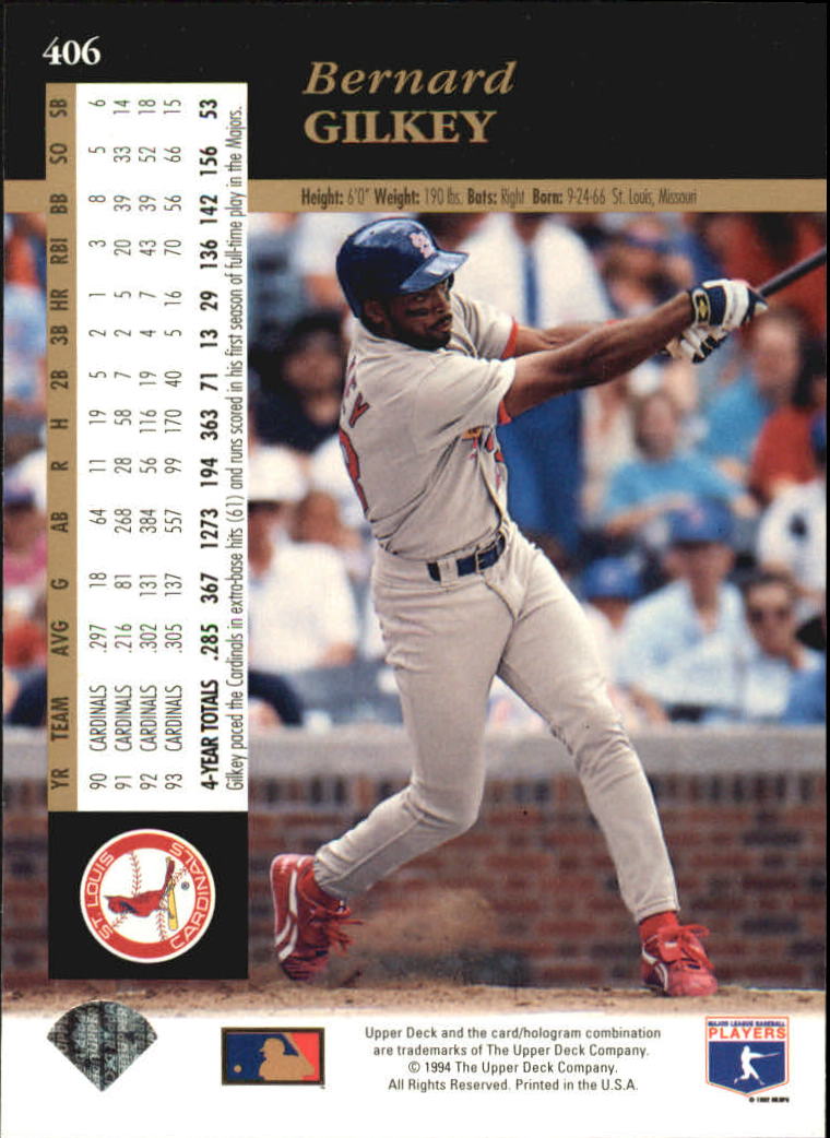 A2611- 1994 Upper Deck Baseball #s 212-421 +Rookies -You Pick- 15+ FREE US SHIP - Picture 353 of 383